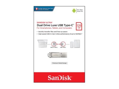 SanDisk 128GB Ultra Dual Drive Luxe USB Type-C Flash Drive (SDDDC4-128G-G46) wholesale