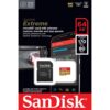 SanDisk Extreme 64GB microSDXC Flash Memory with Adapter Model SDSQXAH-064G-GN6MA wholesale
