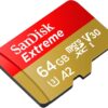 SanDisk Extreme 64GB microSDXC Flash Memory with Adapter Model SDSQXAH-064G-GN6MA wholesale