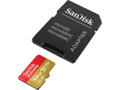 SanDisk Extreme 64GB microSDXC Flash Memory with Adapter Model SDSQXAH-064G-GN6MA wholesale