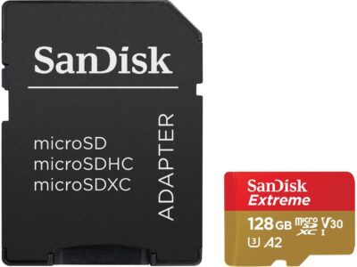 SanDisk 128GB Extreme microSDXC UHS-I/U3 A2 Micro SD Card with Adapter, Speed Up to 190MB/s (SDSQXAA-128G-GN6MA) wholesale
