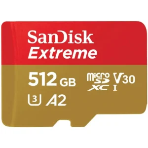 SanDisk 512GB Extreme microSDXC UHS-I/U3 A2 Micro SD Card with Adapter, Speed Up to 190MB/s (SDSQXAV-512G-GN6MA) wholesale