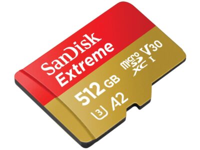 SanDisk 512GB Extreme microSDXC UHS-I/U3 A2 Micro SD Card with Adapter, Speed Up to 190MB/s (SDSQXAV-512G-GN6MA) - Image 2