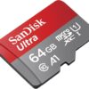 SanDisk 64GB Ultra microSDXC A1 UHS-I/U1 Class 10 Memory Card with Adapter, Speed Up to 140MB/s (SDSQUAB-064G-GN6MA) wholesale