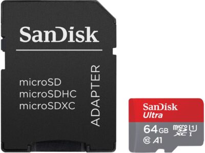 SanDisk 64GB Ultra microSDXC A1 UHS-I/U1 Class 10 Memory Card with Adapter, Speed Up to 140MB/s (SDSQUAB-064G-GN6MA) wholesale