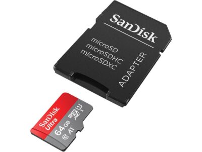 SanDisk 64GB Ultra microSDXC A1 UHS-I/U1 Class 10 Memory Card with Adapter, Speed Up to 140MB/s (SDSQUAB-064G-GN6MA) wholesale