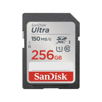 SanDisk 256GB Ultra SDXC UHS-I / Class 10 Memory Card, Speed Up to 150MB/s (SDSDUNC-256G-GN6IN)