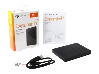 Seagate Portable Hard Drive 2TB HDD - External Expansion for PC Windows PS4 & Xbox - USB 2.0 & 3.0 Black (STEA2000400) - Image 8