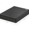 Seagate 1TB One Touch Portable Hard Drive USB 3.2 Gen 1 Model STKB1000400 Black wholesale