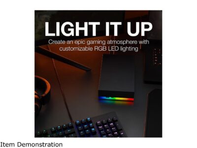 Seagate FireCuda Gaming Hub External Hard Drive HDD 16TB - USB 3.2, Customizable RGB LED Lighting, Dual Forward-Facing USB for Desktop PC with Rescue Services (STKK16000400) wholesale