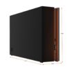 Seagate FireCuda Gaming Hub External Hard Drive HDD 16TB - USB 3.2, Customizable RGB LED Lighting, Dual Forward-Facing USB for Desktop PC with Rescue Services (STKK16000400) wholesale