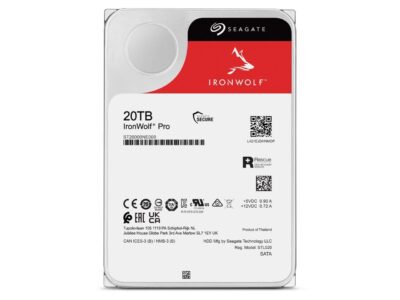 Seagate IronWolf Pro 20TB NAS Hard Drive 7200 RPM 256MB Cache CMR SATA 6.0Gb/s 3.5" Internal HDD NE-ST20000NE000 - Image 4