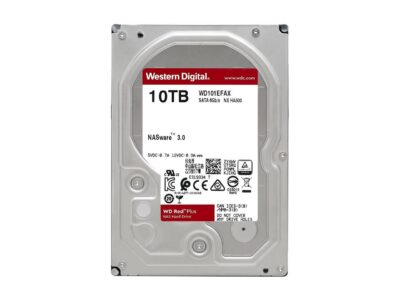 WD Red Plus 10TB NAS Hard Disk Drive - 5400 RPM Class SATA 6Gb/s, CMR, 256MB Cache, 3.5 Inch - WD101EFAX wholesale