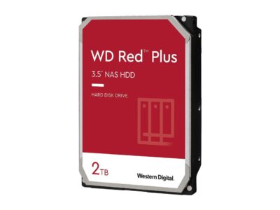 WD Red Plus 2TB NAS Hard Disk Drive - 5400 RPM Class SATA 6Gb/s, CMR, 64MB Cache, 3.5 Inch - WD20EFPX wholesale
