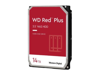 WD Red Plus 14TB NAS Hard Disk Drive - 7200 RPM Class SATA 6Gb/s, CMR, 512MB Cache, 3.5 Inch - WD140EFGX wholesale