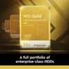 Western Digital 22TB WD Gold Enterprise Class SATA Internal Hard Drive HDD - 7200 RPM, SATA 6 Gb/s, 512 MB Cache, 3.5" - WD221KRYZ wholesale