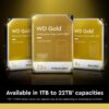 Western Digital 22TB WD Gold Enterprise Class SATA Internal Hard Drive HDD - 7200 RPM, SATA 6 Gb/s, 512 MB Cache, 3.5" - WD221KRYZ wholesale