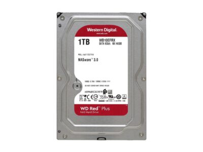 WD Red Plus 1TB NAS Hard Disk Drive - 5400 RPM Class SATA 6Gb/s, CMR, 64MB Cache, 3.5 Inch - WD10EFRX wholesale