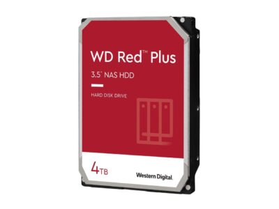 WD Red Plus 4TB NAS Hard Disk Drive - 5400 RPM Class SATA 6Gb/s, CMR, 64MB Cache, 3.5 Inch - WD40EFRX wholesale