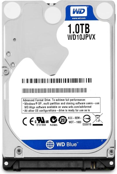 WD Blue 1TB Mobile 9.50mm Hard Disk Drive - 5400 RPM SATA 6Gb/s 2.5 Inch - WD10JPVX wholesale
