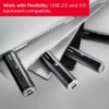 SanDisk 256GB Extreme PRO USB 3.2 Solid State Flash Drive - Up to 420MB/s, Durable Aluminum Metal Casting - SDCZ880-256G-GAM46,Black wholesale