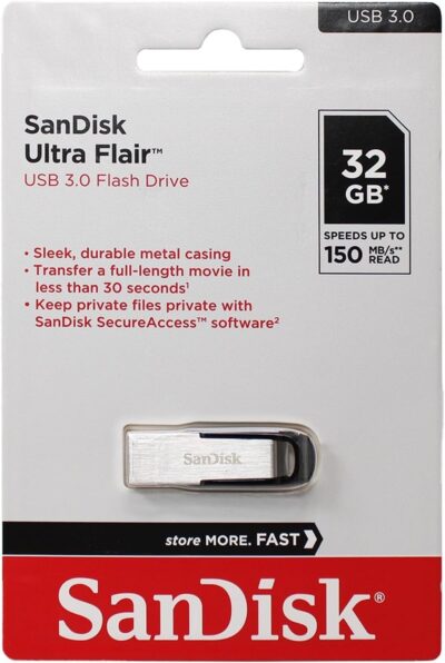 SanDisk 32GB Ultra Flair USB 3.0 Flash Drive - SDCZ73-032G-G46 wholesale