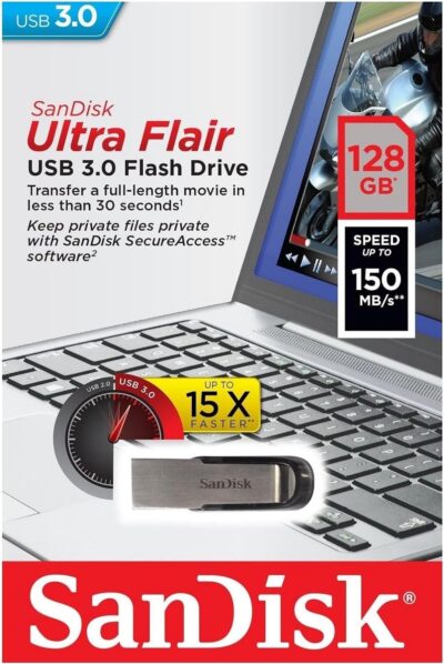 SanDisk 32GB Ultra Flair USB 3.0 Flash Drive - SDCZ73-032G-G46 wholesale