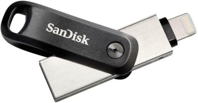SanDisk 256GB iXpand Flash Drive Go for iPhone and iPad - SDIX60N-256G-GN6NE, Black wholesale