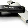 SanDisk 256GB iXpand Flash Drive Go for iPhone and iPad - SDIX60N-256G-GN6NE, Black wholesale