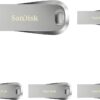 SanDisk 64GB Ultra Luxe USB 3.1 Gen 1 Flash Drive - SDCZ74-064G-G46, Black wholesale