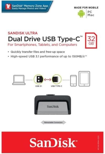 Sandisk SDDDC2-032G-A46 SanDisk Ultra 32GB Dual Drive USB wholesale