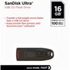 SanDisk Cruzer Ultra 16GB USB 3.0 Flash Drive SDCZ48-016G-U46 up to 100MB/s wholesale