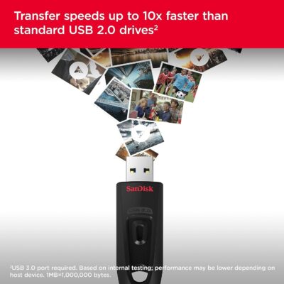 SanDisk 512GB Ultra USB 3.0 Flash Drive - SDCZ48-512G-G46, Black wholesale