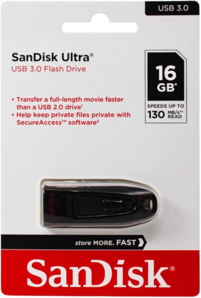 SanDisk 512GB Ultra USB 3.0 Flash Drive - SDCZ48-512G-G46, Black wholesale