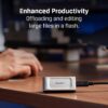 Kingston XS2000 2TB High Performance Portable SSD with USB-C | Pocket-sized | USB 3.2 Gen 2x2 | External Solid State Drive | Up to 2000MB/s | SXS2000/2000G wholesale