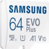 Samsung Evo Plus 64GB SDXC U1 Class 10 A1 130MB/s MicroSD Memory Card with Adapter 2021 Version (MB-MC64KA/EU) wholesale