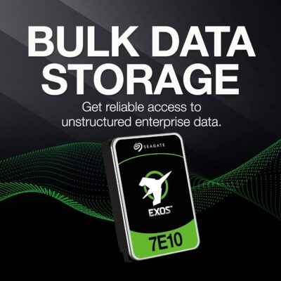 Seagate Exos 7E10 10TB Internal Hard Drive HDD - 3.5 Inch 4Kn SAS 12GB/s, 7.200 RPM, 256MB Cache and 2M MTBF for Enterprise, Data Centre (ST10000NM003B) - Image 2