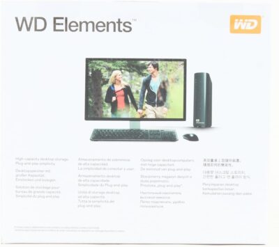 Western Digital WDBWLG0180HBK-EESN, WD 18TB Elements Desktop Hard Drive - USB 3.0, Black - Image 16