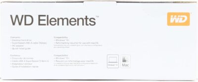 Western Digital WDBWLG0180HBK-EESN, WD 18TB Elements Desktop Hard Drive - USB 3.0, Black - Image 17