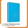 WD 2TB My Passport, Portable External Hard Drive, Blue, backup software with defense against ransomware, and password protection, USB 3.1/USB 3.0 compatible - WDBYVG0020BBL-WESN wholesale