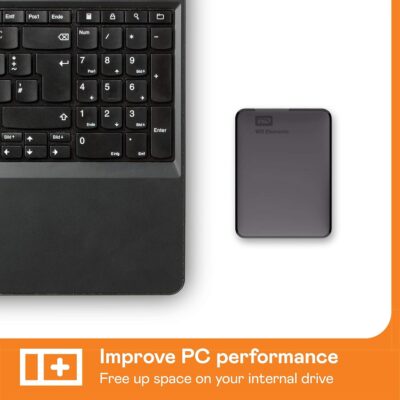 WD 5TB Elements Portable External Hard Drive for Windows, USB 3.2 Gen 1/USB 3.0 for PC & Mac, Plug and Play Ready - WDBU6Y0050BBK-WESN wholesale