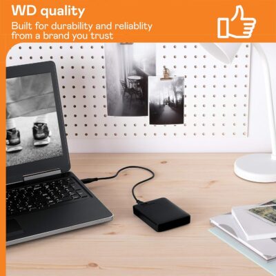 WD 5TB Elements Portable External Hard Drive for Windows, USB 3.2 Gen 1/USB 3.0 for PC & Mac, Plug and Play Ready - WDBU6Y0050BBK-WESN wholesale