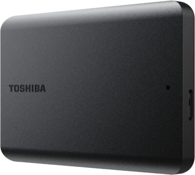 Toshiba Canvio Basics 1TB Portable External Hard Drive USB 3.2 Gen1, Black - Image 2