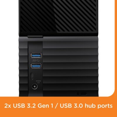 Western Digital 6TB My Book Desktop External Hard Drive, USB 3.0, External HDD with Password Protection and Auto Backup Software - WDBBGB0060HBK-NESN wholesale