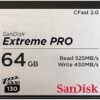 SanDisk 512GB Extreme PRO CFast 2.0 Memory Card - SDCFSP-512G-G46D wholesale