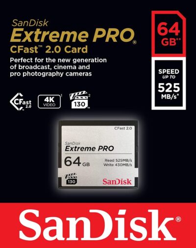 SanDisk 512GB Extreme PRO CFast 2.0 Memory Card - SDCFSP-512G-G46D wholesale