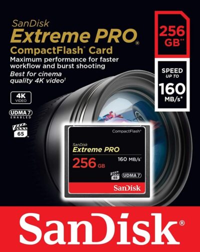 SanDisk 128GB Extreme PRO CompactFlash Memory Card UDMA 7 Speed Up To 160MB/s- SDCFXPS-128G-X46 wholesale