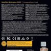 SanDisk 128GB Extreme PRO CompactFlash Memory Card UDMA 7 Speed Up To 160MB/s- SDCFXPS-128G-X46 wholesale