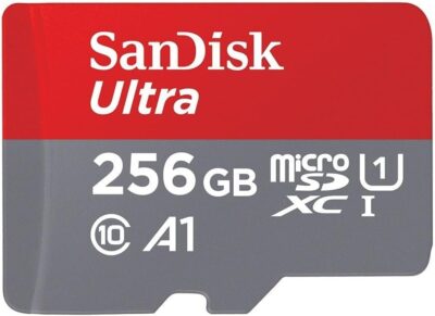 SanDisk MicroSD 256GB Ultra Memory Card Works with Wyze Cam v3 Pro, Wyze Cam Outdoor v2 Smart Camera (SDSQUAC-256G-GN6MN) Bundle with (1) Everything But Stromboli Micro SDXC & SD Card Reader - Image 3