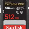 SanDisk 512GB Extreme PRO SDXC UHS-II Memory Card - C10, U3, V90, 8K, 4K, Full HD Video, SD Card - SDSDXDK-512G-GN4IN wholesale